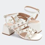 Sandália Verena Off White Santa Moça
