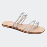 Rasteira Eliana Off White Santa Moça
