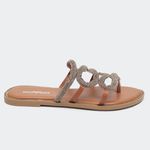 Rasteira Bianca Camel Santa Moça
