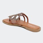 Rasteira Bianca Camel Santa Moça