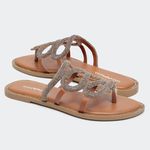 Rasteira Bianca Camel Santa Moça