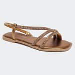 Rasteira Melina Bronze Santa Moça