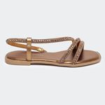 Rasteira Melina Bronze Santa Moça