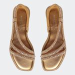 Rasteira Melina Bronze Santa Moça