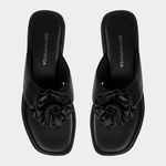 Sandália Flatform Jade Preta Santa Moça