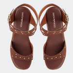 Sandália Flatform Verônica Café Santa Moça 
