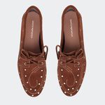 Mocassim Oliver Camurça Camel Santa Moça 