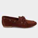Mocassim Salerno Camurça Camel Santa Moça
