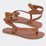 Rasteira Snake Camel Santa Moça 