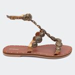 Rasteira Maya Bronze Santa Moça 