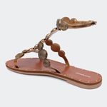 Rasteira Maya Bronze Santa Moça 