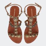 Rasteira Maya Bronze Santa Moça 