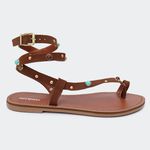 Rasteira Grazi Camel Santa Moça 