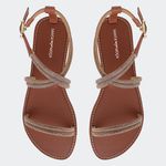 Rasteira Nora Camel Santa Moça 
