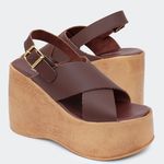 Sandália Flatform Amélia Café Santa Moça