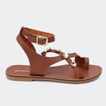 Rasteira Rúbia Camel Santa Moça 