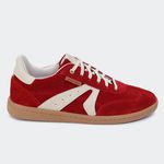 Tênis Kiara Camurça Vermelho Santa Moça