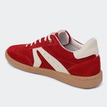 Tênis Kiara Camurça Vermelho Santa Moça