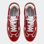 Tênis Elissa Camurça Vermelho Santa Moça 