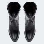 Bota Western Dallas Cano Curto Preta Santa Moça