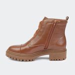 Coturno Soft Cano Curto Castanho Santa Moça
