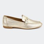 Loafer Metalic Ouro Santa Moça