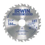 Disco De Serra Circular 7.1/4'' X 18dts Irwin 