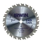 Disco De Serra Circular 7.1/4'' X 24dts Irwin 