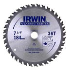 Disco De Serra Circular 7.1/4'' X 36dts Irwin 