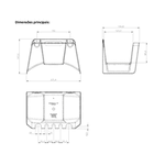 Suporte para Mangueira 3516 Herc 