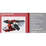 Lixadeira de Cinta 850W RT-BS 75 Einhell 220V