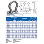 Manilha Curva 5/8" Pino Roscável Frati