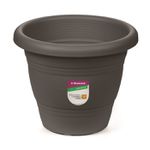 Vaso para Jardim 13cm Plástico Cinza PR6041-1 Primafer