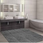 Piso Modular Acqua Kap 30 x 30cm 6 Peças 160303 Preto Kapazi