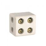 Conector Porcelana 6mm 2 Pólos CP0623 Decorlux