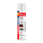Tinta Spray Branco Fosco Alta Temperatura 400ml Chemicolor