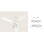 Ventilador de Teto Marbela Branco Tron