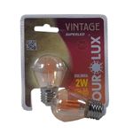 Lampada Led Vintage Bolinha 2W 2400K Ourolux 05310