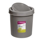 Lixeira Plastica Basculante 4,3 Litros PR1017-5 Cinza