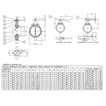 Valvula Borboleta 6 pol Classe 150 CF8 EPDM Wafer