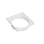 Porta Grelha Quadrado Branco 150mm Plastubos