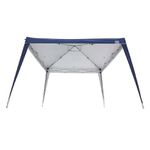 Tenda Gazebo Dobrável 3m x 3m Poliéster Azul Bel 330300
