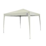 Tenda Gazebo Dobrável 3m x 3m Poliéster Bege Bel 331500