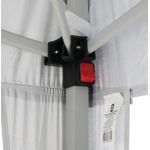Tenda Gazebo Dobrável 3m x 3m Poliéster Cinza Bel 330800