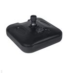 Base para Guarda-Sol ou Ombrelone 18 Kg Quadrada em Plástico Preta Bel 70027107
