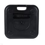 Base para Guarda-Sol ou Ombrelone 18 Kg Quadrada em Plástico Preta Bel 70027107