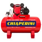 Compressor de Ar Red 10 Pcm 150L 2Hp Monofásico 19607 Chiaperini 