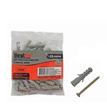 Parafuso com Bucha S-6 Pacote 25 Peças BFH0923