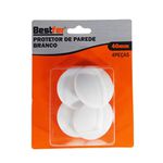 Protetor de Parede Adesivo 40mm Branco 4 unidades BFH2521