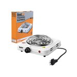 Fogareiro Portátil Elétrico 1 Boca Branco 127V BFH2951